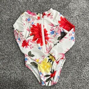 Floral Swimsuit 2T